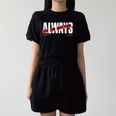 AiR Plane 女款 Always This 拉格蘭短版短袖三分短褲套裝