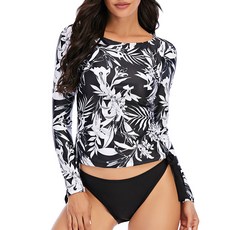 Naya Style 女款防曬泳衣上下裝套組 + 收納袋套組 AR119-5574