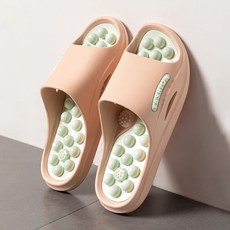 에버하우스 입체 볼 발바닥 지압 슬리퍼, 핑크, 1개