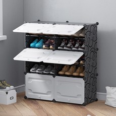 DIY 節省空間的鞋櫃 85 x 96cm, 灰色的