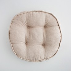 홈카롱 두꺼운 라운드형 벨벳 방석