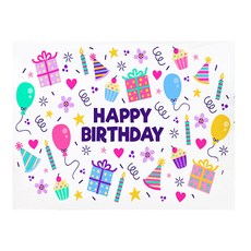 Eumes 生日派對慶祝橫幅 派對布條, 禮物包