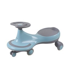 BABLEPUARY 低噪音幼兒平衡方向盤迷你扭扭車, 1個, 粉藍色