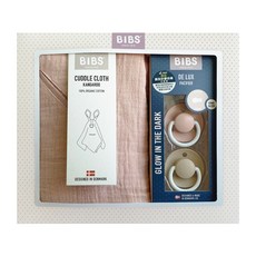 BIBS 安撫寶寶禮盒組, 0-18m, 1套, 腮紅色
