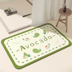 위더홈 파스텔 후르츠 물 흡수 카페트, 아보카도