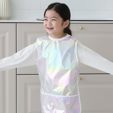 베베슈에뜨 아동용 홀로그램 방수 민소매 앞치마