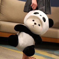 판다 모자 곰돌이 쿠션, 판다곰