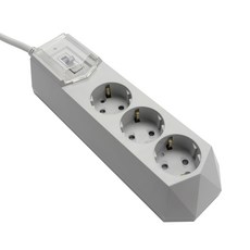Ijung 4000W 高容量過載保護3孔延長線, 1.5m, 1個