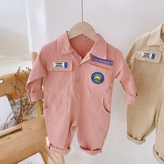 STARDOOR 兒童星球圖案工裝連身衣