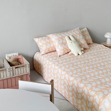 Franvoise 兒童新款 Kling Rabbit 60 片純棉洗衣墊塗抹式, 杏, 1個