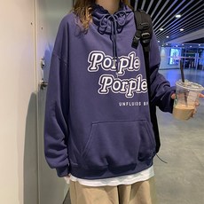 파라다이소 귀염귀염 레터링 오버핏 임산부 후드티