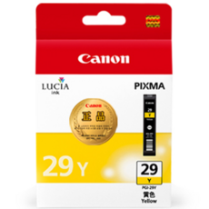 佳能原裝墨水 PGI-29Y, 黃色的, 1個