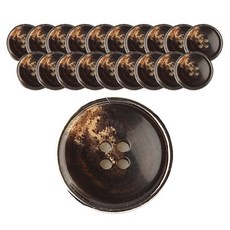 注塑 Taebong 鈕扣 23mm, 20個, 鎳