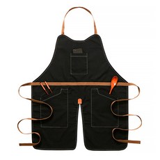 알럽홈 커팅 쓰리포켓 앞치마 S, 블랙, 1개