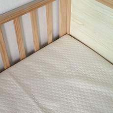 미소네이처 유아용 순면 방수 패드, 아이보리 + 화이트, 1개