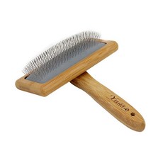 Woodness 透明寵物梳, 棕色, 1個