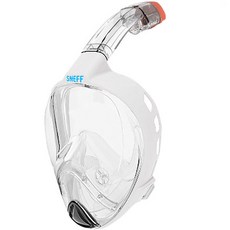 SNEFF 智能浮潛面罩 SMC-3001, 白色, 1入