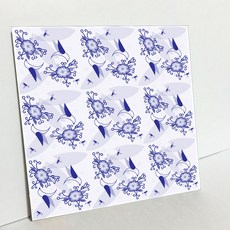 HTP 傳統花紋磁磚 牡丹花紋 K0355 1000355