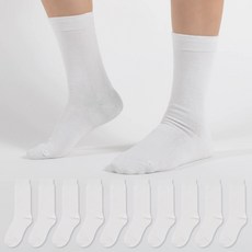 Si Ner socks 女款簡約素色長襪10雙套裝
