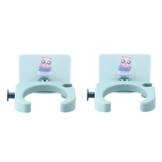 無痕貼掛鉤支架, 淺藍, 2個