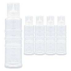 ALS 可裁剪單孔擠壓瓶 附蓋, 5個, 700ml