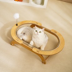 貓咪極簡設計透明吊床, 1個, 混合色