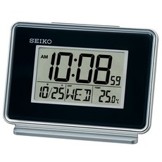 SEIKO 精工 時鐘 QHL068K, 黑色