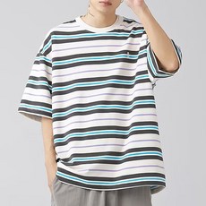 마켓에이 남성용 통기성 랜디 단가라 반팔 티셔츠