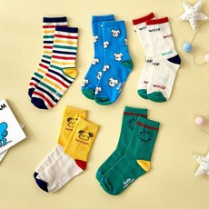 모던하우스 먼데이 투 프라이데이 우프퍼피 양말 5켤레 세트