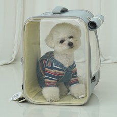 REDPUPPY 寵物Clé後背包外出包, 深灰色, 1個