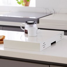 Hi-Line 防護瓦斯爐/電磁爐兩用爐面蓋 象牙白 (小), 1個, 象牙白色