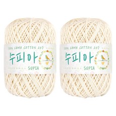 Teolsilnara 수피아 精梳棉 編織線, 02 象牙白