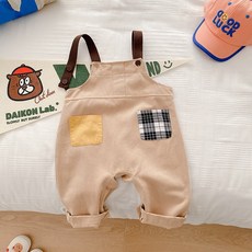 베베니즈 미니 투포켓 멜빵 바지