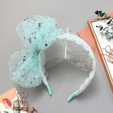 Bidan Gil Tinda Puri蝴蝶結蕾絲髮箍