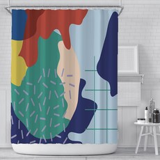 北歐簡約浴室浴簾 款式11 L78, 1個