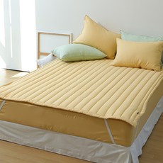 타카타카 먼지없는 푸딩 에어워싱 고정밴딩 누빔 침대패드, 바나나