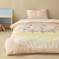 兒童親膚生日蛋糕薄被枕套組 SS, Alice Bakery