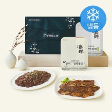 광평 김인복셰프의 한우 양념 불고기 1++등급 500g + LA양념갈비 보통맛 500g 세트 (냉동), 1세트