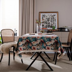 PDS홈데코 빈티지 유럽풍 포인트 식탁보, 12, 1개, 60 x 60 cm