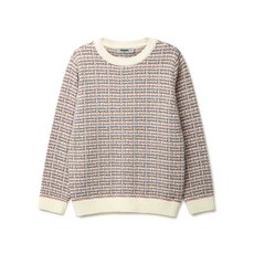 renoma KIDS 童裝女童粗花呢格紋套頭衫 R2232K464