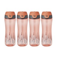 LocknLock 樂扣樂扣 攜帶式運動水壺 4入, 橘色, 650ml