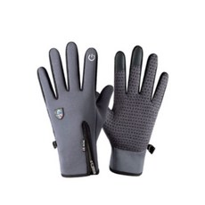 굿즈틱스 스포츠 아웃도어 터치 장갑, 그레이, 1개