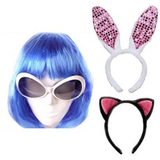 HK Trading Imokubi 派對髮箍組, 藍色, 1套