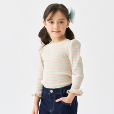 Bebezoo 女童款果凍條紋T恤