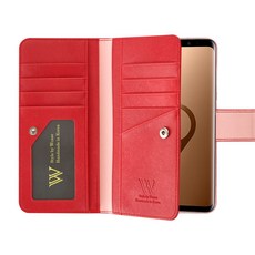 Wcase Lucas Label 雙面錢包手機殼 + 手腕帶