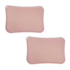 Ino Time安心矽膠砧板 2入, 粉色的