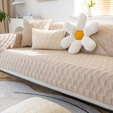 지앤와이 소프트 솔리드 사계절 논슬립 소파패드