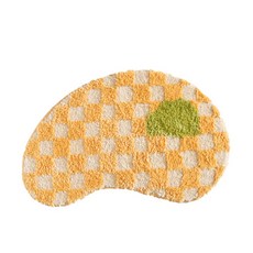 JCP 軟質棋盤格地墊 S, 黃色, 1個