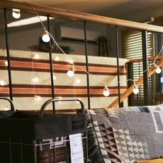 Hello Dot USB型球型燈泡串 30顆+遙控器+收納袋, 香草白