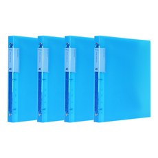 ECO Chungwoon A4活頁文件夾 40頁, 藍色, 4個
